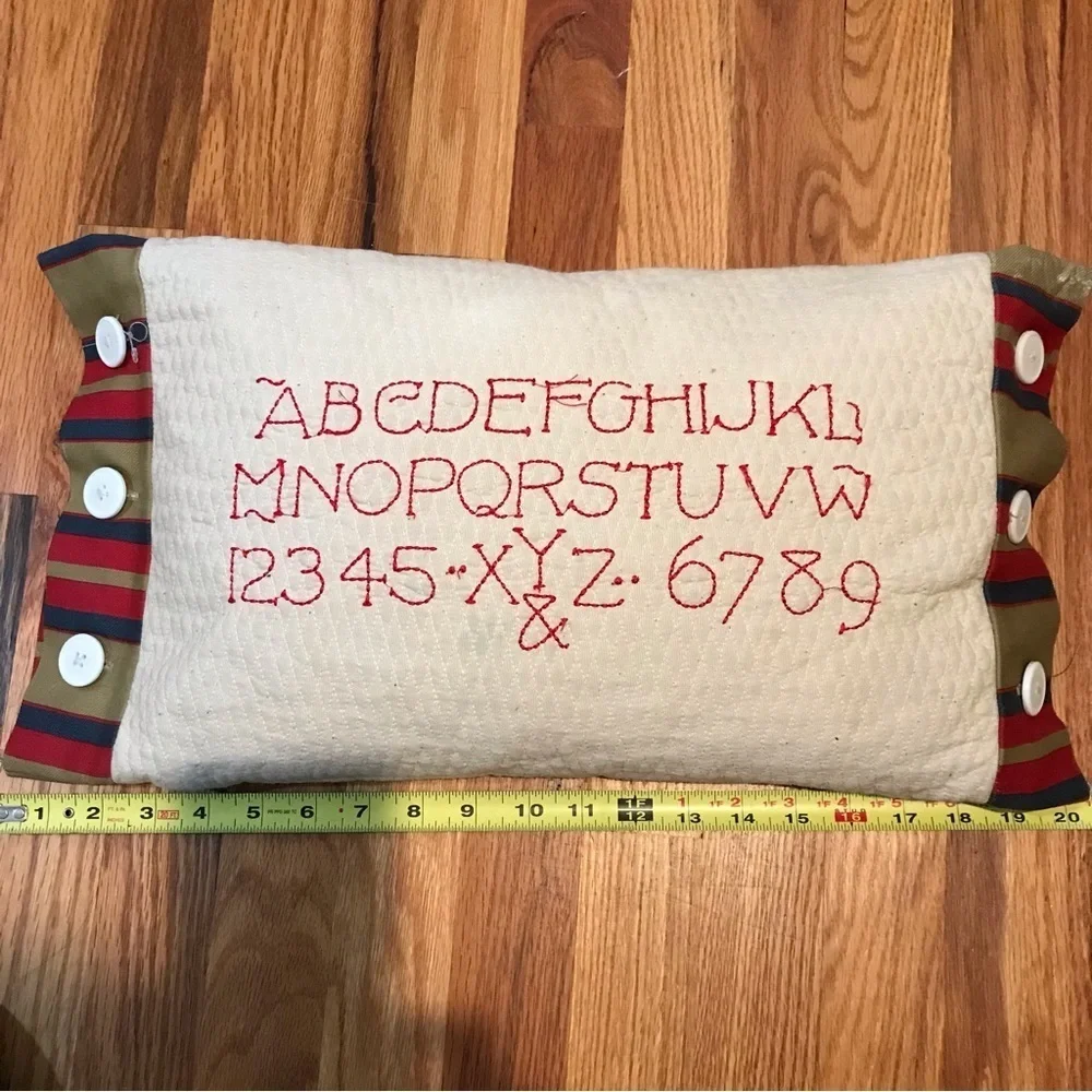 ▪️VINTAGE Sharon Andrews Primitive American Pillow